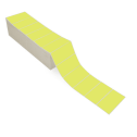 4" x 2" Chartreuse - Thermal Transfer Labels - Fanfold - Removable Adhesive