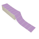 4" x 2" Grape - Direct Thermal Labels - Fanfold - Removable Adhesive