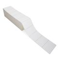 4" x 2.5" White - Thermal Transfer Labels - Fanfold - Acrylic
