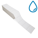 4" x 2.5" Polypropylene - Thermal Transfer Labels - Fanfold - Removable Adhesive