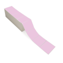4" x 3" Purple - Thermal Transfer Labels - Fanfold - Removable Adhesive