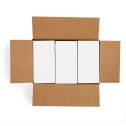 4" x 8" Brown - Direct Thermal Labels - Fanfold - Acrylic