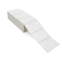 6" x 4" White - Direct Thermal Labels - Fanfold - Removable Adhesive