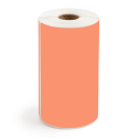 4" x 4" Orange - Direct Thermal Labels - 0.75" Core