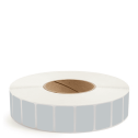1.5" x 1" Gray - Thermal Transfer Labels - 3" Core - Removable Adhesive