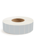 2" x 1" Gray - Thermal Transfer Labels - 3" Core - Freezer Grade Adhesive