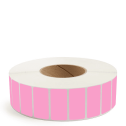 2" x 1" Hot Pink - Thermal Transfer Labels - 3" Core - Acrylic