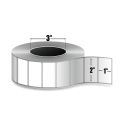 2" x 1" Gray - Direct Thermal Labels - 3" Core