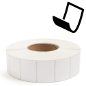 2" x 1.5" Blockout - Thermal Transfer Labels - 3" Core - Removable Adhesive