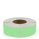 2" x 6" Fluorescent Green - Thermal Transfer Labels - 3" Core - Removable Adhesive