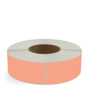 2" x 6" Fluorescent Orange - Thermal Transfer Labels - 3" Core - Removable Adhesive