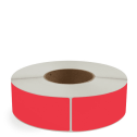 2" x 6" Red - Thermal Transfer Labels - 3" Core - Removable Adhesive