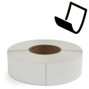 2" x 6" Blockout - Thermal Transfer Labels - 3" Core