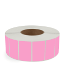 2.5" x 1.5" Hot Pink - Thermal Transfer Labels - 3" Core - Acrylic
