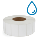 2.5" x 1.5" Polypropylene - Thermal Transfer Labels - 3" Core - Freezer Grade Adhesive