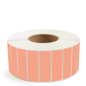 3" x 1" Fluorescent Orange - Thermal Transfer Labels - 3" Core - Removable Adhesive
