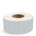 3" x 1" Gray - Direct Thermal Labels - 3" Core - Removable Adhesive