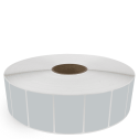 3" x 2" Gray - Thermal Transfer Labels - 3" Core / 12" Outer Diameter (No Perf) - Acrylic