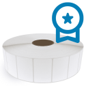 3" x 2" White - Direct Thermal Labels - 3" Core / 12" Outer Diameter (No Perf) - PET Liner