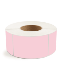 3" x 5" Pink - Direct Thermal Labels - 3" Core (No Perf) - Acrylic