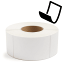 3" x 5" Blockout - Thermal Transfer Labels - 3" Core - Freezer Grade Adhesive