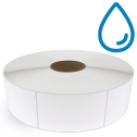 3" x 5" Polypropylene - Direct Thermal Labels - 3" Core / 12" Outer Diameter (No Perf) - Removable Adhesive