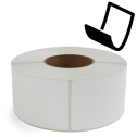 3" x 6" Blockout - Thermal Transfer Labels - 3" Core