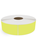 3" x 10" Chartreuse - Thermal Transfer Labels - 3" Core / 12" Outer Diameter (No Perf) - Freezer Grade Adhesive