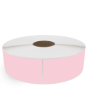 3" x 10" Pink - Thermal Transfer Labels - 3" Core / 12" Outer Diameter (No Perf) - Acrylic