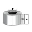 3.5" x 1" Polypropylene - Direct Thermal Labels - 3" Core - Removable Adhesive
