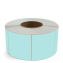 3.5" x 3.5" Green - Direct Thermal Labels - 3" Core - Removable Adhesive