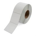 3.5" x 3.5" Fluorescent Red - Direct Thermal Labels - 3" Core