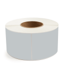 3.5" x 8" Gray - Direct Thermal Labels - 3" Core - Removable Adhesive