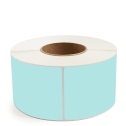 3.5" x 8" Green - Direct Thermal Labels - 3" Core - Removable Adhesive
