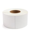 3.5" x 8" White - Direct Thermal Labels - 3" Core - Acrylic
