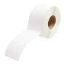 3.5" x 8" Fluorescent Orange - Direct Thermal Labels - 3" Core - Removable Adhesive