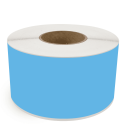 4" x 510' Continuous Feed Dark Blue - Thermal Transfer Labels - 3" Core