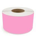 4" x 510' Continuous Feed Hot Pink - Direct Thermal Labels - 3" Core - Removable Adhesive