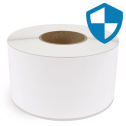 4" x 510' Continuous Feed Top Coated - Direct Thermal Labels - 3" Core - Removable Adhesive