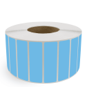 4" x 1" Dark Blue - Direct Thermal Labels - 3" Core - Freezer Grade Adhesive