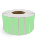 4" x 1" Fluorescent Green - Thermal Transfer Labels - 3" Core - Removable Adhesive