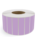 4" x 1" Grape - Direct Thermal Labels - 3" Core - Removable Adhesive