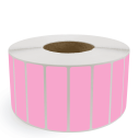 4" x 1" Hot Pink - Thermal Transfer Labels - 3" Core - Acrylic