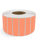 4" x 1" Orange - Direct Thermal Labels - 3" Core