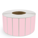 4" x 1" Pink - Direct Thermal Labels - 3" Core - Freezer Grade Adhesive