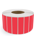 4" x 1" Red - Direct Thermal Labels - 3" Core - Freezer Grade Adhesive