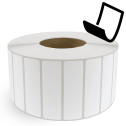 4" x 1" Blockout - Thermal Transfer Labels - 3" Core - Removable Adhesive