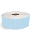 4" x 10" Blue - Direct Thermal Labels - 3" Core / 12" Outer Diameter (No Perf) - Acrylic