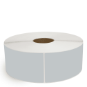 4" x 10" Gray - Thermal Transfer Labels - 3" Core / 12" Outer Diameter (No Perf) - Removable Adhesive