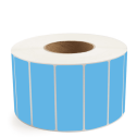 4" x 1.5" Dark Blue - Direct Thermal Labels - 3" Core - Freezer Grade Adhesive
